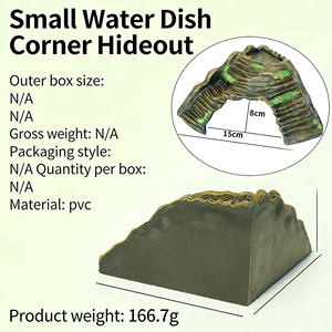 Abri Premium pour Reptiles, Plateforme de Basking en Forme de Grotte, Non Toxique, Simulation de Tronc d'Arbre pour Gecko, Lézard, Tortue, Amphibiens - Product Image 5