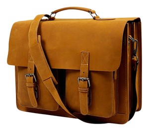 Bolsa de Cuero Clásica Hecha a Mano para Bicicleta, Ideal para Ciclismo de Turismo y Urbano, Bolsa Lateral Espaciosa con Diseño Retro Atemporal - Product Image 2