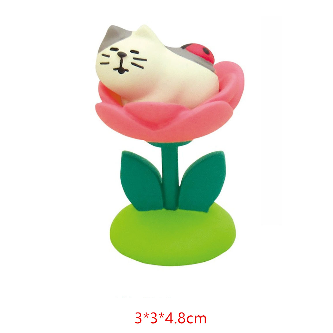 Fiore di gatto coccinella