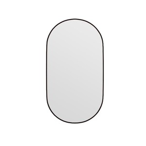 <span class=keywords><strong>Miroir</strong></span> de salle de bain mural ovale en métal <span class=keywords><strong>noir</strong></span>, fabrication OEM ODM, vente en gros - Product Image 5