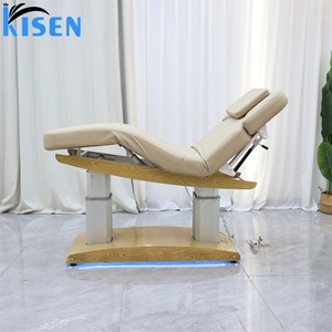 KISEN Cama de Masaje Eléctrica de Lujo con 4 Motores, Camilla de Estética Personalizada para Salón, Silla de Spa con LED - Product Image 3