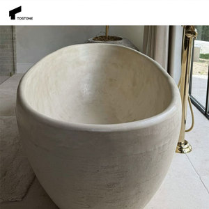 <span class=keywords><strong>Vasca</strong></span> da Bagno Autoportante in Travertino Bianco Vintage Tostone per Ville <span class=keywords><strong>e</strong></span> Appartamenti, Aree Esterne - Product Image 4