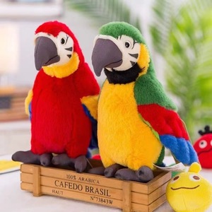 Juguete de Peluche de Loro Realista de Moda, Pájaro de Peluche de Algodón PP, Decoración para Sofá y Habitación, Venta al por Mayor - Product Image 3
