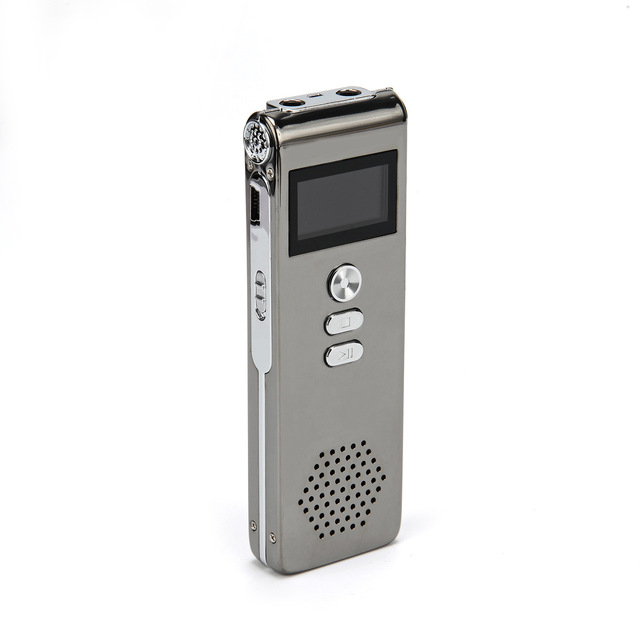 Professional HD Noise Reduction AI Intelligent X5 Ultra-Long Standby Metal Body USB Connector Digital Voice Recorder Recording