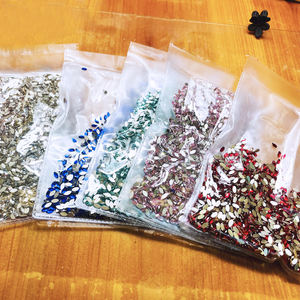 Piedras de Cristal con Forma de Ojo de Caballo al por Mayor, 1440 Piezas/Bolsa, Cuentas de Piedras Preciosas de Cristal, Forma Plana, Cristal de Vidrio, Diamantes de Imitación - Product Image 5