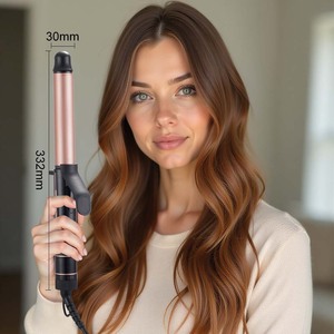 Rizador de pelo eléctrico Winningstar de 80W con temperatura ajustable y pantalla LED para cabello seco y mojado - Product Image 3