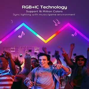 CL Lighting E-commerce Supplier Custom Logo Smart Rgb Magic Color Gaming <strong>Led</strong> <strong>Lights</strong> for Gaming Room Decoration - Product Image 6