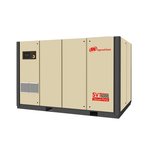 Compresseur d'air rotatif lubrifié à grand débit industriel, série <span class=keywords><strong>SVT</strong></span>, pompe à vide PLC fixe à vis, 7,5-90 kW, moteur refroidi par air - Product Image 3
