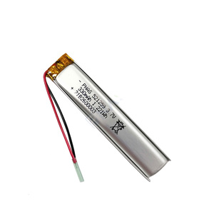 Dài Mỏng Có Thể Sạc Lại 3.7V 330MAh 400MAh <span class=keywords><strong>Lithium</strong></span> <span class=keywords><strong>Polymer</strong></span> Pin 521259 601259 Cho Mặt Pouch Ion Pin <span class=keywords><strong>Lithium</strong></span> - Product Image 1