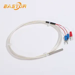 china manufacturer 3 wire industrial rtd high temperature sensor thermocouple thermal resistance pt100