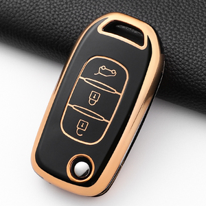 Étui de protection pour clé de voiture pliable en TPU tendance pour Renault Kadjar Captur Megane Sandero Stepway Logan <span class=keywords><strong>Clio</strong></span> 5 Arkana Kwid - Product Image 4