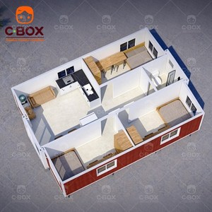 Cbox - Oficina Modular Prefabricada Moderna de 20 pies para Obras de Construcción, Alojamiento Temporal, Casa Contenedor Expandible para Jardín - Product Image 5