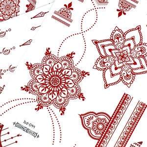 GP Vente en gros Autocollant de <span class=keywords><strong>tatouage</strong></span> temporaire imperméable au henné pour les doigts et les mains DIY Henne Pied Et Main Design Flower Mehndi Tattoo Stickers - Product Image 6