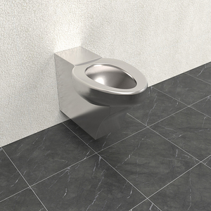 Nhà máy trực tiếp giá rẻ 304 thép không gỉ tường thường vụ <span class=keywords><strong>WC</strong></span> nhà vệ sinh cho Nhà Tù - Product Image 2