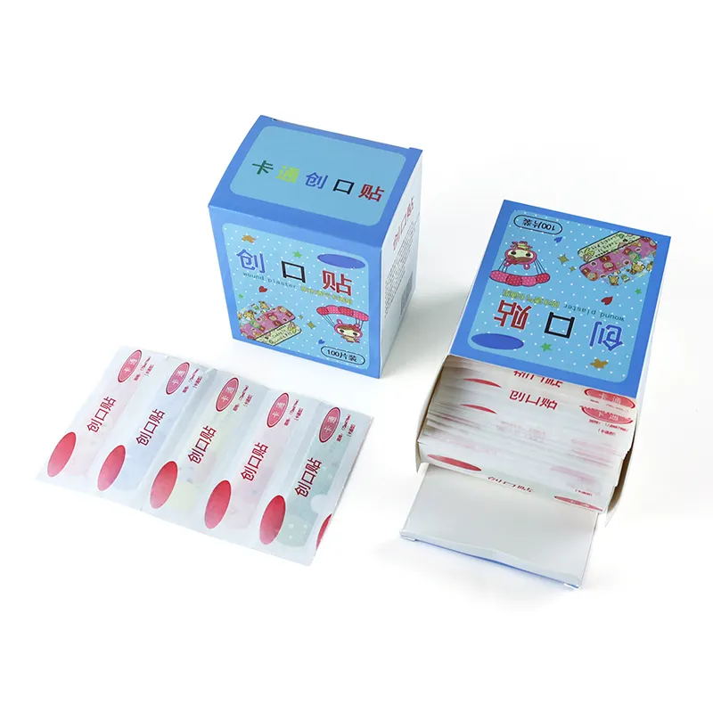 Kids Wond Gips Waterdicht Cartoon Bandage Eerste Hulp Pleister Voor Open Wonden Vaccin Band Aid