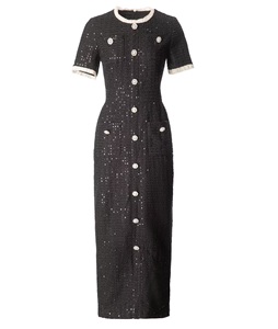 chinese dress ladies Light Gray Wool Long Dress  Vintage Button Front Winter Midi Dress 3857 Grey / S