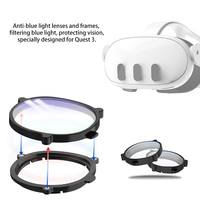 2024 nouvelle monture de lentille optique confortable d'accessoires de VR de vente chaude avec la conception magnétique pour la protection de lentille de Meta Quest 3.