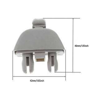 Clip de fixation pour pare-soleil de voiture Winning Journey, 42x46mm, en nylon, pour modèles Audi et Volkswagen - Product Image 1