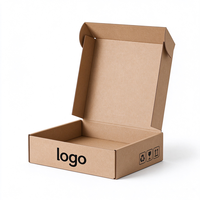 Boîtes d'expédition personnalisées imprimées, emballage en papier kraft, carton, emballage cadeau, boîtes d'expédition pour envoi aérien