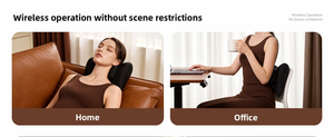 Nouvel oreiller de massage automatique avec compression chaude, masseur multifonctionnel pour les épaules, le cou, la taille et le dos - Product Image 4