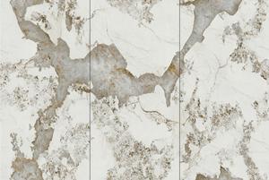 Muestras de <span class=keywords><strong>Piedra</strong></span> Sinterizada Gratuitas de 100x200 mm con Patrón Dorado para Azulejos de Porcelana de Gran Formato, Color Blanco de Lujo - Product Image 4