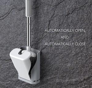 מברשת אסלה ומברשת שירותים, גמישה קערת מברשת ראש עם סיליקון מברשת פלדה pulisciwc סיליקון - Product Image 2