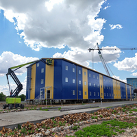 Maison mobile isolée de 40 pieds 20 pieds, imperméable et préfabriquée, villa plate de 2 3 4 5 chambres à coucher, maison préfabriquée en conteneur extensible