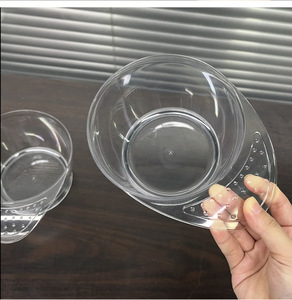 Bol transparent pour teinture capillaire, récipient de mélange de couleur de cheveux antiadhésif, facile à nettoyer, outil de coiffure et de coloration pour salon - Product Image 4