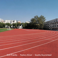 Surface de piste synthétique poreuse pour complexe sportif, performance antidérapante, qualité export pour les campus philippins