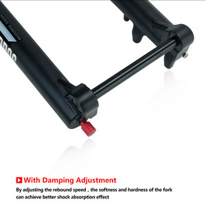 <span class=keywords><strong>Fourche</strong></span> droite en aluminium à double couronne pour VTT <span class=keywords><strong>DH</strong></span> Fat Bike, suspension pneumatique, axe traversant 15*150MM, <span class=keywords><strong>26</strong></span> <span class=keywords><strong>pouces</strong></span>, 5.0, 190MM - Product Image 3