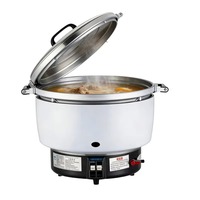 Cuisinière à riz au gaz commerciale multi-capacités 7L 15L 20L 23L 30L avec nettoyage facile pour restaurants et hôtels
