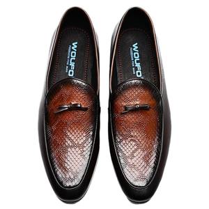 Zapatos formales de negocios casuales de cuero genuino británico para hombre, zapatos casuales antideslizantes - Product Image 5