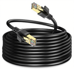 DENIXI Service OEM câble de Communication RJ45 plaqué or câble de raccordement ignifuge <span class=keywords><strong>40M</strong></span> CAT6 câble réseau <span class=keywords><strong>Ethernet</strong></span> - Product Image 1