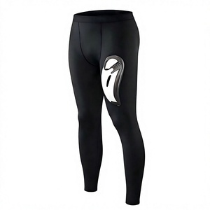 Leggings de sport pour hommes, compression, fitness, course à pied, gym, entraînement, tights extensibles - Product Image 3