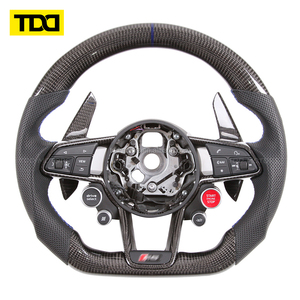Volante de Fibra de Carbono Real TDD Compatible con Audi A5, A6L, A7, Q3, Q5, Q7, TT, R8 - Product Image 3