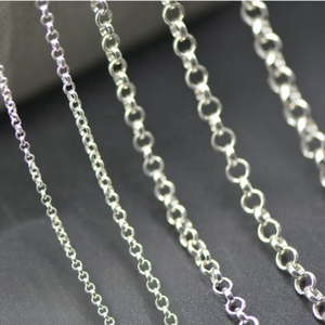 <span class=keywords><strong>Chaîne</strong></span> Rolo en Argent Sterling 925 de 1,5 mm, 2 mm, 3 mm, 4 mm pour la Fabrication de Bijoux et Colliers - Product Image 4