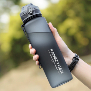 Матовая матовая пластиковая бутылка для воды без БПА на заказ, Экологически чистая рекламная посуда для напитков для мероприятий и корпоративных подарков - Product Image 1