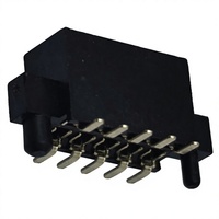 Connecteur électronique OEM personnalisé, connecteur femelle PCB 1,27 mm avec goupille de positionnement, hauteur de montage 41,9 mm