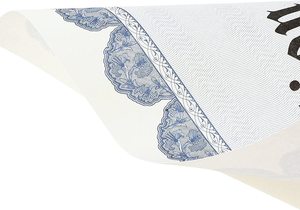 Papel de estampado de oro antifalso, logotipo personalizado, certificado de seguridad de reconocimiento - Product Image 3
