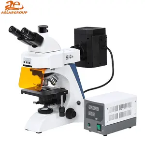 AELAB 40-1000XEPIインフィニティ水銀LED双眼三眼蛍光生物顕微鏡セット価格