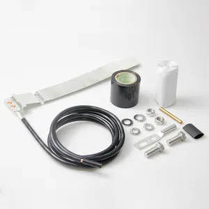 Compatible With Corrugated Coax Elliptical Waveguide Hybrid Power And Fiber Grounding Kit