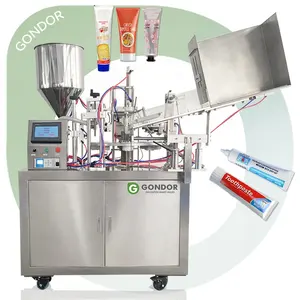 Italy Paint Toothpaste Cosmetic Hand Cream Ointment Seale Tooth Paste Aluminum Tube Fill Fold Seal Machine