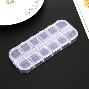 กล่องเก็บเครื่องประดับพลาสติกใส 15 ช่องพร้อมฉากกั้น DIY ออแกไนเซอร์สำหรับอุปกรณ์เสริม - Product Image 5