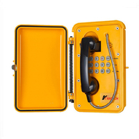 Téléphone de diffusion industrielle résistant aux intempéries KNTECH KNSP-08LB IP66, téléphone d'intercom mural pour tunnel