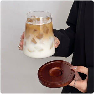 Bicchiere Moderno Riutilizzabile in Vetro Mount Fuji per Americano, Latte, Caffè, Bevande Fredde e <span class=keywords><strong>Acqua</strong></span> - Product Image 2