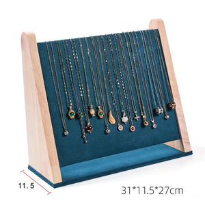 Conjunto de Exhibición al por Mayor con Busto para Retrato, Colgante de Collar y Bandeja Expositora de Joyas en Cuero Personalizada - Product Image 5