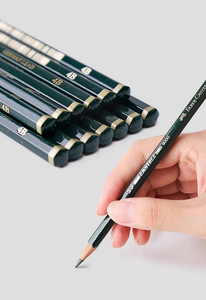 Crayons à <span class=keywords><strong>dessin</strong></span> <span class=keywords><strong>Faber</strong></span>-<span class=keywords><strong>Castell</strong></span> <span class=keywords><strong>Castell</strong></span> 9000, capacité 175 mm, <span class=keywords><strong>couleur</strong></span> unie, emballage en vrac, fabriqué en Chine, peinture sur toile, peintures à l'huile - Product Image 6