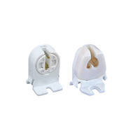 Base de douille de lampe fluorescente T8 G13 support d'ampoule en plastique avec vis en matériau PC durable