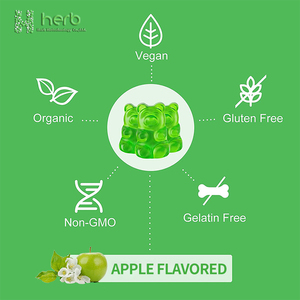 Oem Vegan seamoss Hữu Cơ Gummies cho người lớn chăm sóc sức khỏe bổ sung đường miễn phí biển rêu biển rêu Gummies - Product Image 3