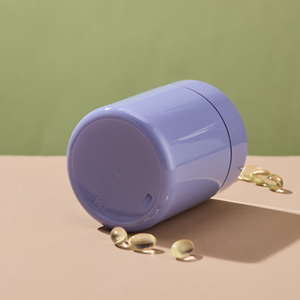 ขวดพลาสติกทรงกลมขนาด 100 มล. ปรับแต่งได้ สีม่วงอ่อน ภาชนะปิดผนึกสำหรับครีมทาหน้า บัตเตอร์ทาตัว <span class=keywords><strong>เกลือ</strong></span>อาบน้ำ บรรจุภัณฑ์เครื่องสำอาง - Product Image 3